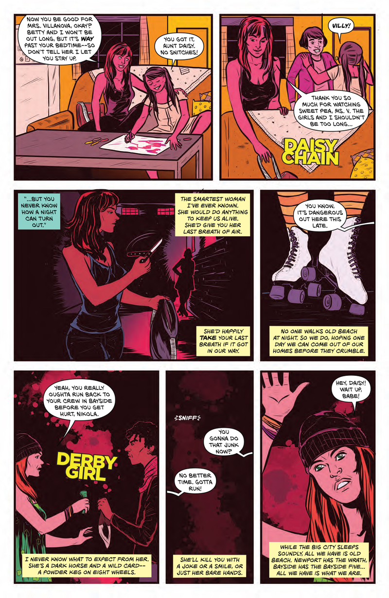 Illustration for article titled Exclusive BOOM! preview: Curb Stomp #1 brings the pain with a badass girl gang